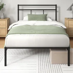 Cama de Metal Zinus Elias 200 x 90 cm con Cabecero