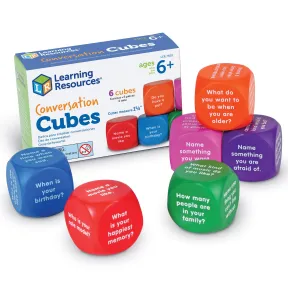 Dados de Conversación en Inglés: 6 Cubos Educativos Infantiles