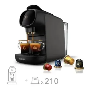 Cápsulas de 210 + Cafetera L’OR Barista Original/Sublime