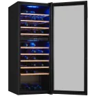 Vinoteca de 78 Botellas 194L Negro, Temperatura 5-20°C