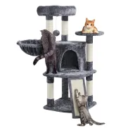 Rascador para Gatos de 106 cm en Gris Oscuro - Yaheetech