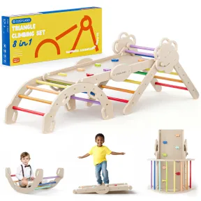 Triángulo Montessori 8 en 1 COSYLAND con Arco y Rampa
