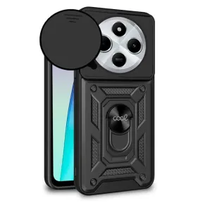 Carcasa Negra Hard Ring para Xiaomi Redmi 14C y POCO C75