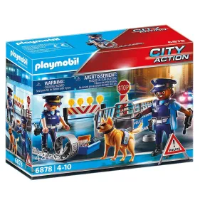 Control de Policía PLAYMOBIL City Action 6878