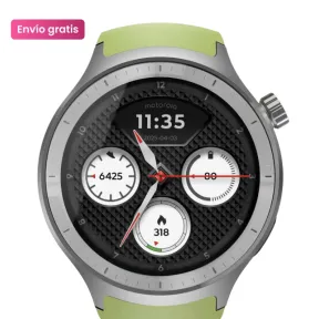 Moto Watch 2 Plateado con GPS Doble Banda L1L5 AMOLED 1,43''