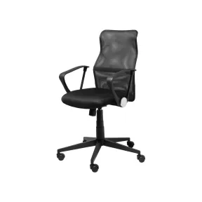 Silla LIVARNO de escritorio con respaldo alto y reposabrazos.