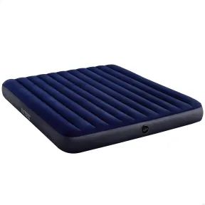 Colchón Dura-Beam Intex: Cama de aire inflable azul