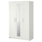Armario 3 puertas BRIMNES de IKEA con espejo 117x50x190 cm
