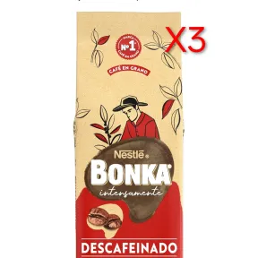 Café Grano Descafeinado Bonka 500 g - Total 1,500 Kg