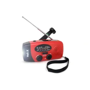 Powerbank 6000mAh y Radio Solar Portátil