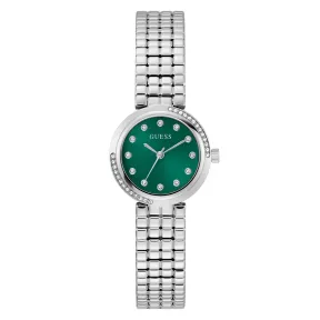 Reloj Guess Mujer GW0930L1, Esfera Verde, Cuarzo, 28 mm