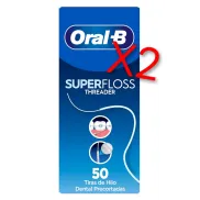 Superfloss Oral-B X2: Seda Dental para Placa y Sarro