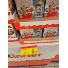 12 huevos Kinder Sorpresa en Carrefour Granada
