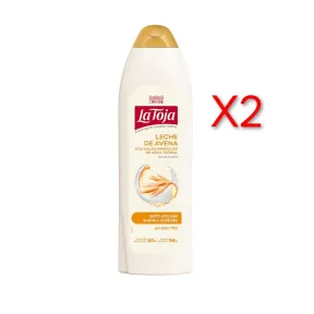 Gel de Ducha La Toja con Leche de Avena, 600 ml.