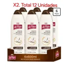 Gel de Ducha La Toja Aceite de Coco, pack 6 x 600 ml