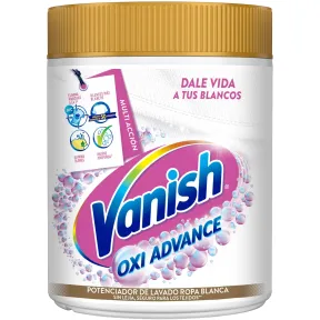 Quitamanchas en Polvo Vanish Oxi Action, 800 gr Ropa Blanca