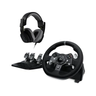 Pedales ajustables + Auriculares ASTRO A10 + Logitech G920