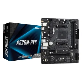 Placa Base Asrock A520M-HVS AM4 Micro ATX, DDR4 4733+ MHz