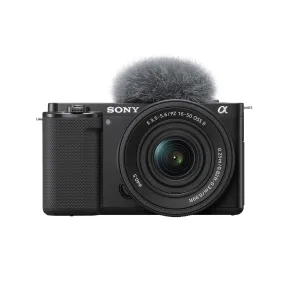 Cámara Sony Alpha ZV-E10K con lente 16-50mm y vídeo 4K