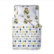 Sábanas Real Madrid CF - Diseño Escudo Centrado 90cm/105cm