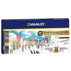 Lápices de colores Manley, set creativo de 40 piezas.