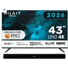 Barra de sonido Bluetooth Nilait Prisma 43" LED 4K WebOS