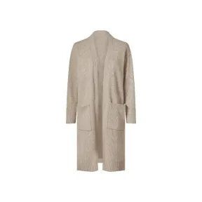 Cárdigan largo mujer en negro o beige (talla opcional)