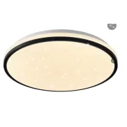 Lámpara RGB de techo con efecto estrellado LED