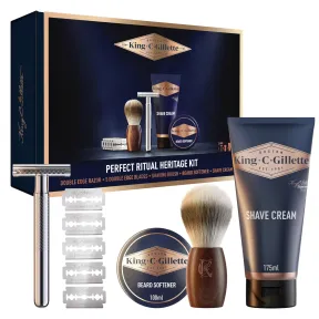 Rutina Clásica Perfecta: Kit Barba Hombre King C. Gillette