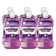 Collutorio Listerine Menta Pura, 6 beneficios en 1, 600 ml