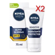 NIVEA MEN Crema Facial Hidratante Protector FP15 para Hombres