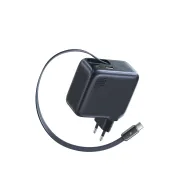 Cargador Baseus Enercore 100W GaN USB C con cable extensible