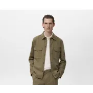 Bolsillos Chaqueta de Algodón y Lyocell