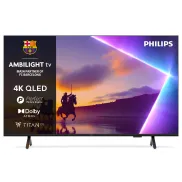 Televisor Smart 65" Philips Ambilight 4K QLED con Dolby Atmos
