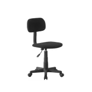 Silla Basic Negra de Oficina con Ruedas 86x47x41cm - 7house