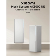Sistema Mesh Xiaomi AX3000 NE (Pack de 2) EU