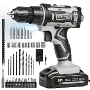 Juego de destornillador y brocas inalámbricas BIHOO 20 V