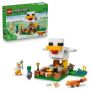 Granja de Juguete LEGO Minecraft: Gallinas, Zombi y Zorro.