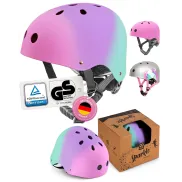Casco de Bici para Niñas de 3 a 12 Años en 3 Colores