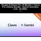 Canva Pro vitalicio + 18m de Gemini Pro
