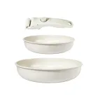 Juego de Cocina Antiadherente GiPP: Ollas y Sartenes Cerámicas