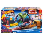 Conjunto de Pista Hot Wheels Spider-Man y Hulk con Vehículo