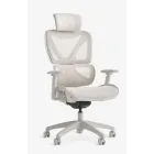 Silla VARPELEV de oficina con malla beige