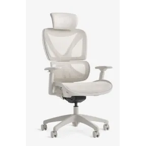 Silla VARPELEV de oficina con malla beige