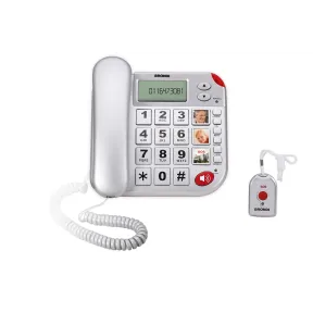 Teléfono Fijo Brondi Super Bravo Plus en Plata