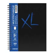 Cuaderno Espiral Canson XL A5, Papel Multitécnica 300gsm