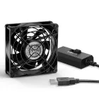 Ventilador USB 80mm Ajustable para PC, PS4, PS5 y Router