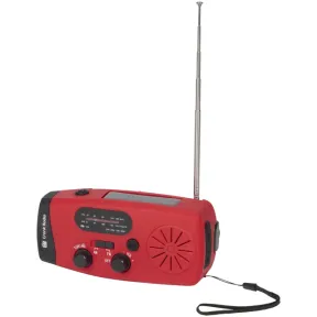 4 en 1: Radio de emergencia con linterna y batería 4000mAh
