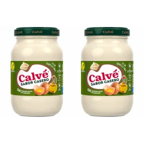 Mayonesa Calve Sabor Casero - 2 tarros 210 ml, 30% menos sal