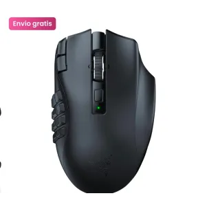 Razer Naga V2 Ratón Gaming Inalámbrico 2.4 GHz + Bluetooth
